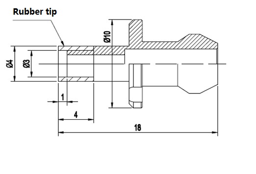 Assembleon nozzle for label feeder